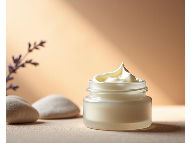 Crème de Nuit Régénérante, un pot de crème riche sur un fond doux